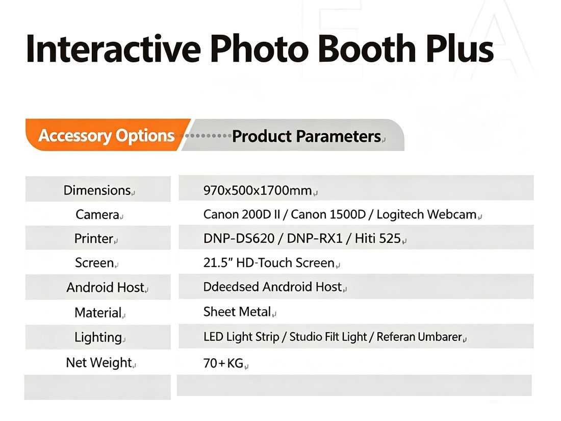 Interactive Photo Booth Plus | Commercial Self‑Service Photo Kiosk With Instant Print For Events Mall Exhibition 1 (1) 副本