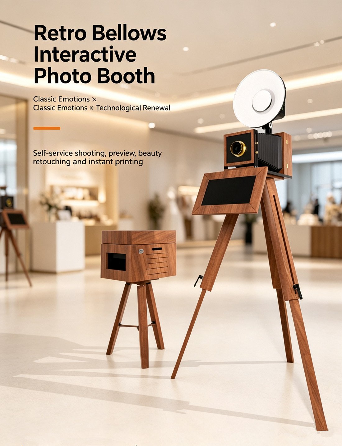 Retro Bellows Photo Booth for Party, Exhibition and Brand Activation 3 (1)